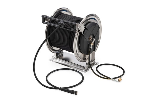 [11318] Hose reel with 40 m of high-pressure hose DN10 22 MPa 11318, CEMO