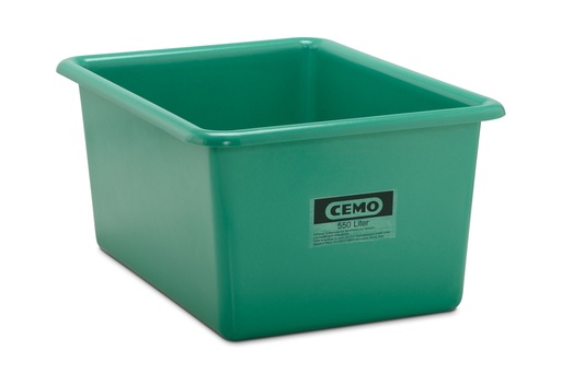 [1147] Rectangular containers 550 l, green 1147, CEMO
