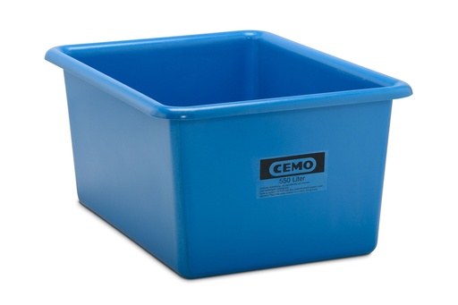 [7995] Rectangular Container, 550 ltr, blue, made from glass fibre reinforced plastic 7995, CEMO
