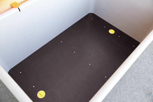 [10739] Insert plate for GRP rectangular container, forkliftable, 200 L, CEMO (10739)