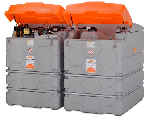 [10379] CUBE dyzelino pildymo stotis 5000 l lauko Premium 10379, CEMO