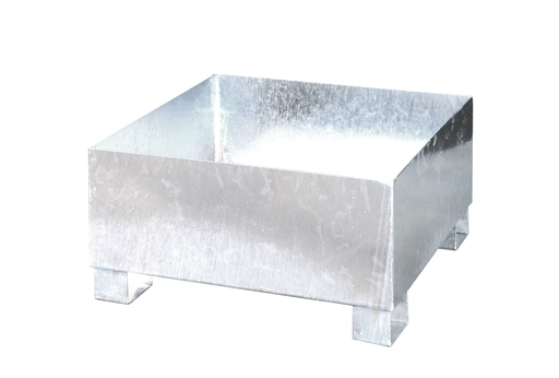 [8530] Sump pallet SO1, without grating, galvanised, CEMO (8530)
