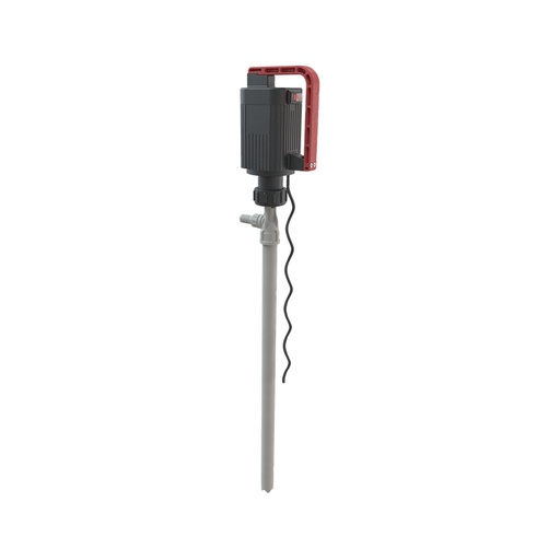 [1096] Electric pump for the transfer of chemical products, body and suction tube in PVDF, shaft in HASTELLOY, gaskets in Viton®, suction tube L. 900 mm, Flexbimec (1096, FLEXBIMEC)