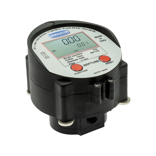 [2749] Digital oil flow meter "Oil Neptune", in-line, connections 1/4" BSP (F) (2749, FLEXBIMEC)