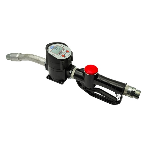[2754] Elektroninis alyvos srauto matuoklis „Oil Neptune HFlow“ su valdymo pistoletu ir standžiu išleidimu, jungtys 1" BSP (F), Flexbimec (2754, FLEXBIMEC)