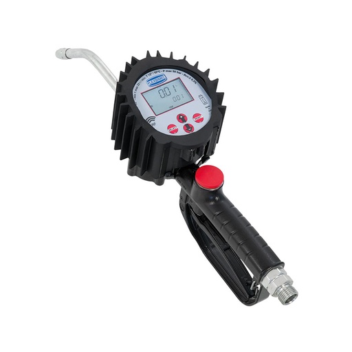 [2813/RF] Electronic oval-gear flow meter for antifreeze, "4TT - JUPITER" series, with rigid outlet Ø12 mm, with RF CONNECT (radio-frequency) data transmission, Flexbimec (2813/RF, FLEXBIMEC)