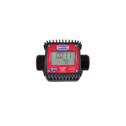[2823] Diesel and petrol turbine digital meter reinforced polyamide body for in-line installation. Connections 1" BSP. Flow rate 5 - 120 l/min 2823, FLEXBIMEC