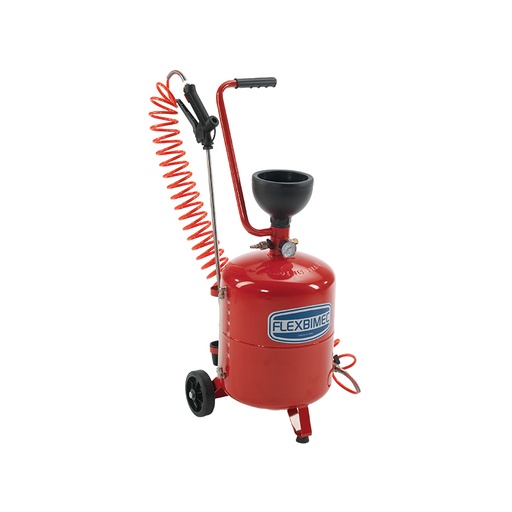 [3325] Painted steel AISI 304 sprayer, 24 l, with 5 m spiral hose, gun and nozzle (3325, FLEXBIMEC)