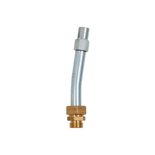 [4234] Rigid pipe connection 1/2 in. (M) with quick coupling for refilling lever grease guns (4234, FLEXBIMEC)