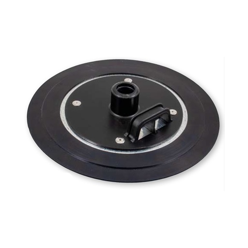 [4317VU] Follower Plate with vulcanized rubber for 50 Kg drums with rubber membrane Ø 390 mm, FLEXBIMEC (4317VU)