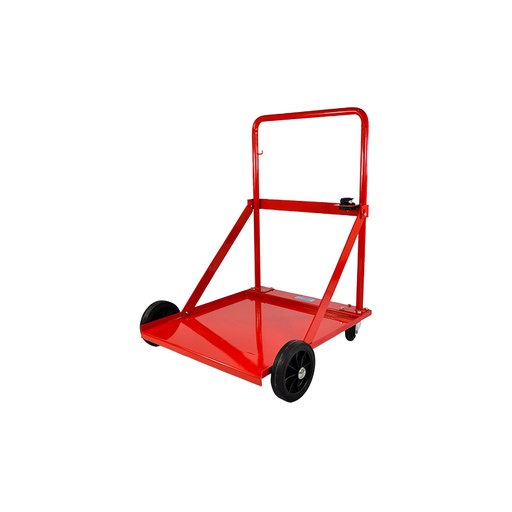 [4380/Z] Zinc plated four-wheel trolley for 208 l drum (4380/Z, FLEXBIMEC)