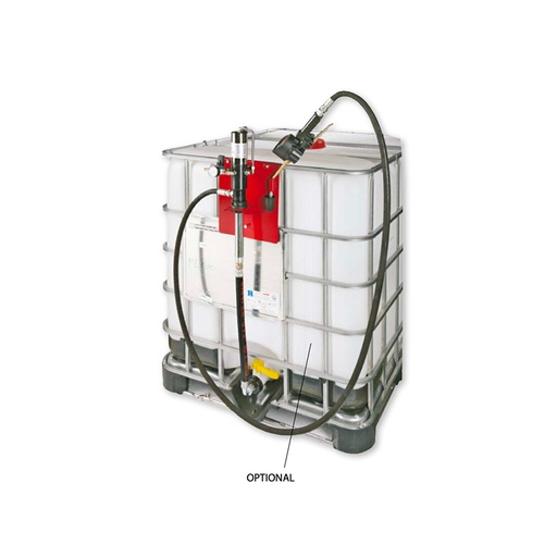 [8206/10] Pneumatic oil kit with bracket for 1000 l steel storage tank, hose reel and 10 m hose (8206/10, FLEXBIMEC)