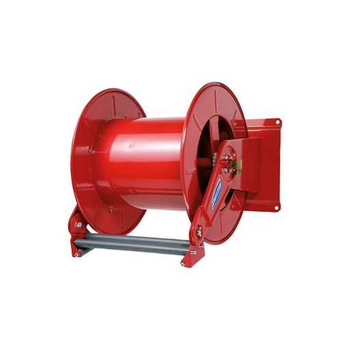 [9086] Dvigubos spyruoklės žarnos ritė, dažyto plieno, reguliuojamų svirčių serija, Ø 1/2 col., ilgis iki 60 m, be žarnos (9086, FLEXBIMEC)