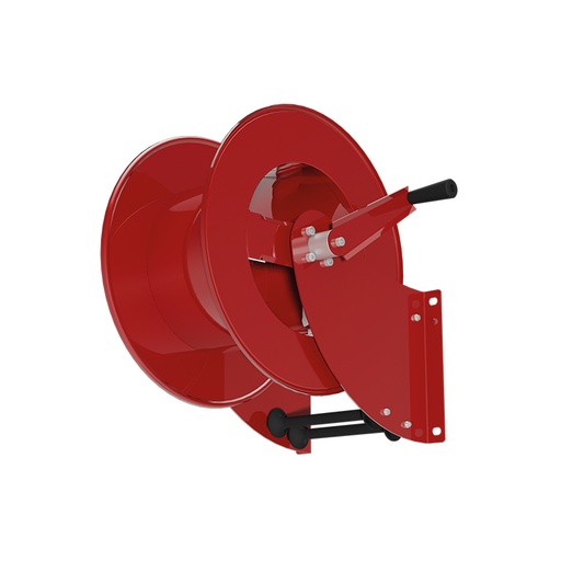 [9255] Manual painted steel hose reel, length up to 20 m, without hose, Ø 1 inch, LS series, FLEXBIMEC (9255)