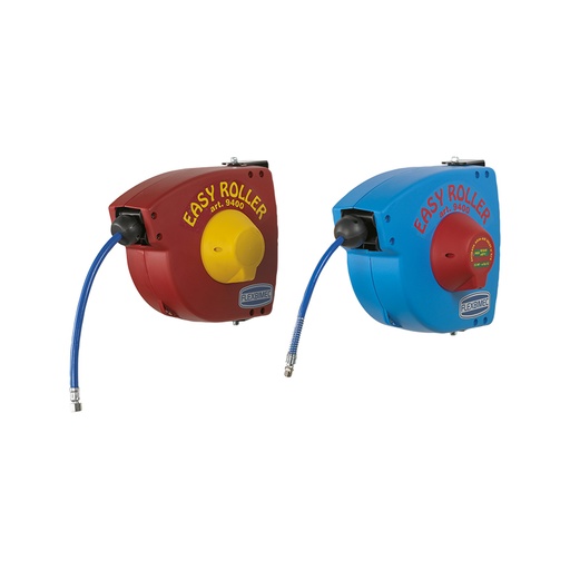 [9400+3610] EASY ROLLER žarnos ritė su 10 m žarna Ø8×12 mm (poliuretanas), Flexbimec (9400+3610, FLEXBIMEC)