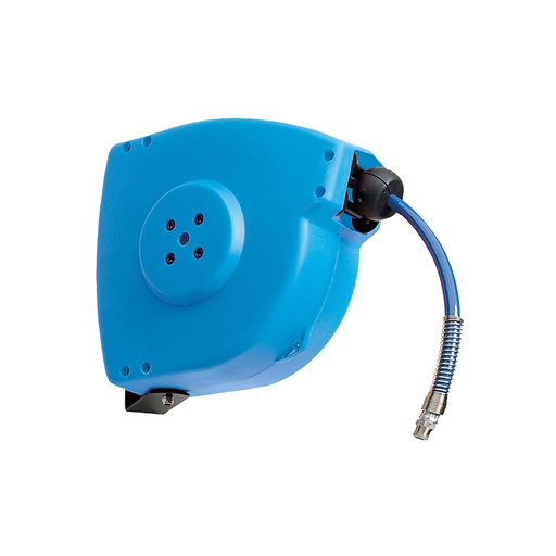 [9409] EASY ROLLER plastic hose reel with stainless steel shaft and swivel joint, 5 m Caser hose Ø1/2" (food industry), Flexbimec (9409, FLEXBIMEC)