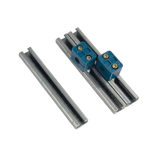 [9843] Steel rail 28 x 30 mm for clamp fixing in stationary installations (9843, FLEXBIMEC)