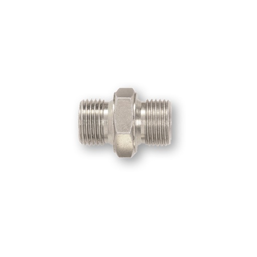[9920] Nerūdijančio plieno jungtis M-M 1 col. x 1 col. BSP (9920, FLEXBIMEC)