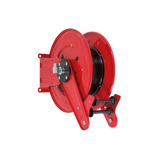[ASGF4213151] Painted steel automatic spring-driven hose reel ANDROMEDA series for max 6 mt Ø1" hose - disc 434 mm - spool 130 mm - drum 250 mm - w/o hose guide (w/o hose), FLEXBIMEC (ASGF4213151)