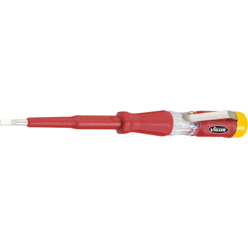 [V1138] Voltage tester screwdriver 0.5 x 3 mm (V1138, VIGOR)