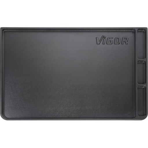 [V1909] Stalviršis 723 x 459 mm, plastikinis, įrankių vežimėliui ir dėžei, serija L (V1909, VIGOR)