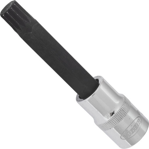 [V2060] Atsuktuvo galvutė XZN varžtams su vidine dantyta briauna M12, 1/2 col., 100 mm (V2060, VIGOR)