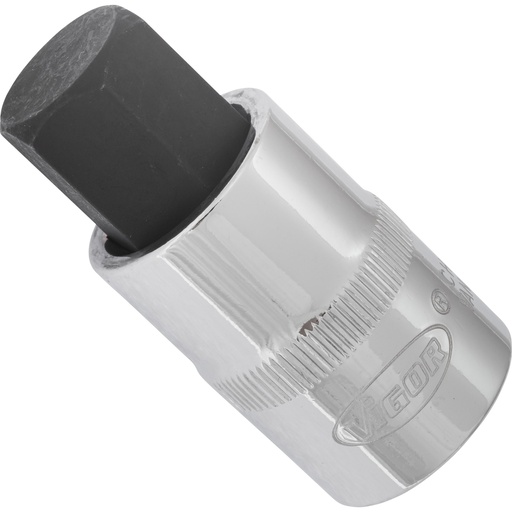 [V2069] Hex socket screwdriver bit 1/2 in. - 17 mm, length 55 mm (V2069, VIGOR)