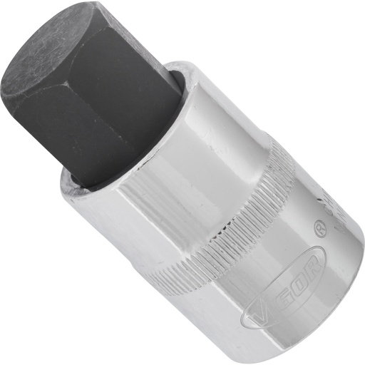 [V2070] Hex socket screwdriver bit 1/2 in. - 19 mm, length 55 mm (V2070, VIGOR)