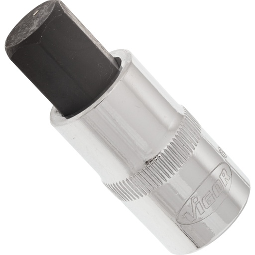 [V2107] Hex socket screwdriver bit 1/2 in. - 14 mm, length 55 mm (V2107, VIGOR)