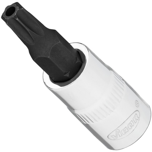 [V2141N] Galvutė 1/4 su apsauginiu TORX TH T27H (V2141N, VIGOR)