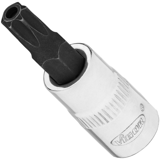 [V2142N] Galvutė 1/4 su apsauginiu TORX TH T30H (V2142N, VIGOR)