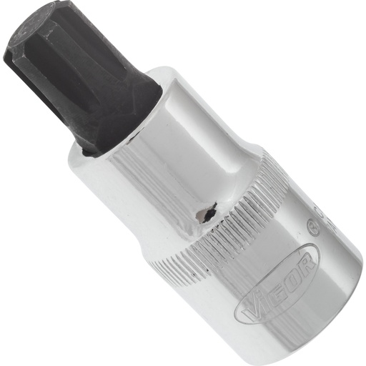 [V2208] RIBE screwdriver socket 1/2 in., M12, 55 mm (V2208, VIGOR)