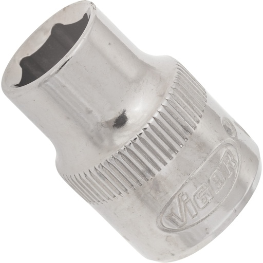 [V2275N] 6-briaunė galvutė 1/4" 9 mm (V2275N, VIGOR)