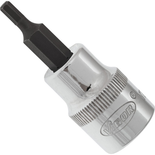[V2285N] Hex socket screwdriver bit 3/8 in. - 3 mm (V2285N, VIGOR)