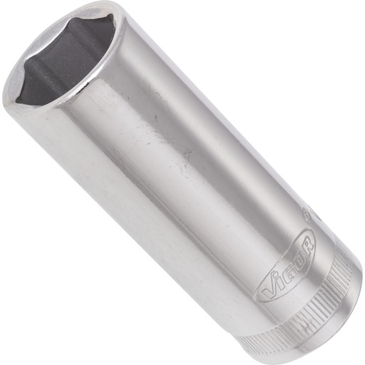 [V2314N] Long 6-point socket 3/8" 17 mm (V2314N, VIGOR)