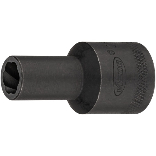 [V2404N-10] Extractor socket with spiral profile ∙ size 10 mm (V2404N-10, VIGOR)