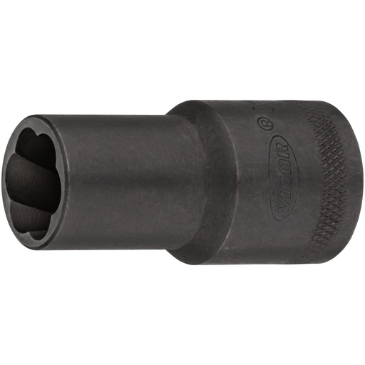 [V2404N-14] Extractor socket with spiral profile, size 14 mm (V2404N-14, VIGOR)