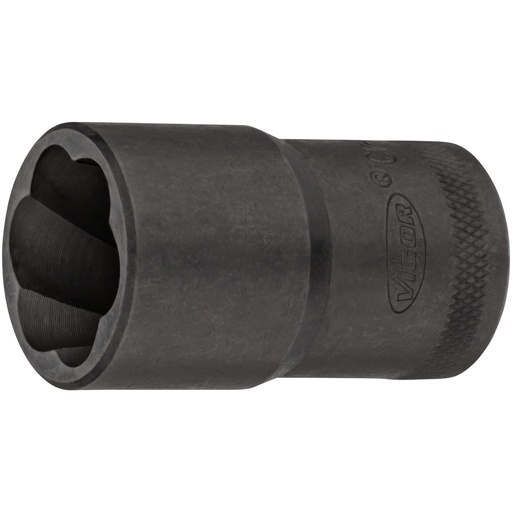 [V2404N-21] Extractor socket with spiral profile, size 21 mm (V2404N-21, VIGOR)