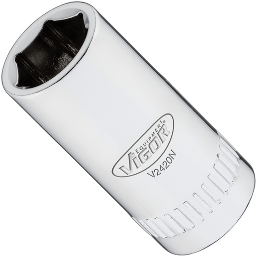 [V2420N] 6-point socket 1/4" 8 mm (V2420N, VIGOR)