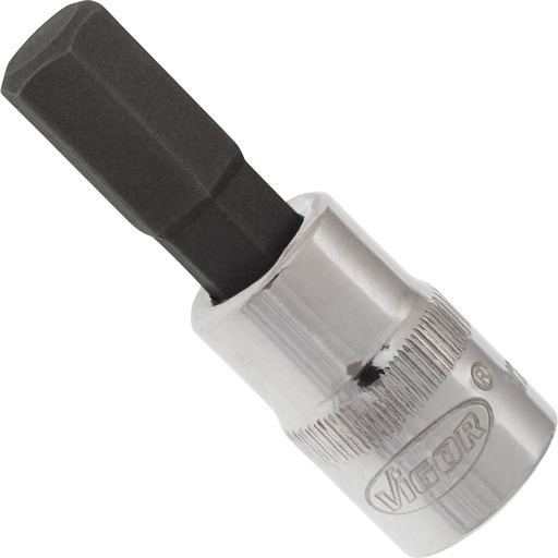 [V2434N] Hex bit socket for internal hexagon screws 7 mm, 1/4 in. drive (V2434N, VIGOR)