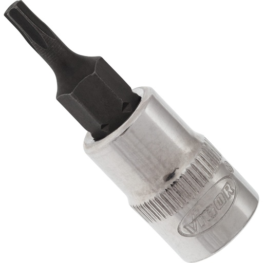 [V2442N] TORX atsuktuvo galvutė 1/4 col., dydis T10 (V2442N, VIGOR)