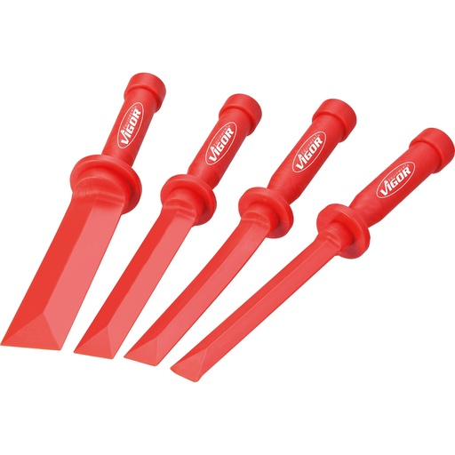 [V2512] Wheel weight removal tool set, 4 pcs (V2512, VIGOR)