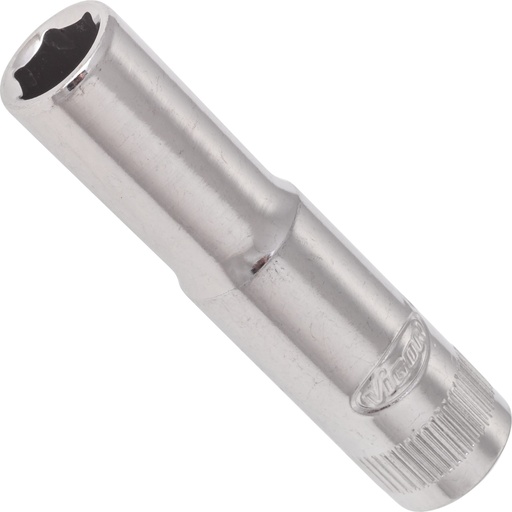 [V2536N] Long 6-point socket ['1/4"'] 7 mm (V2536N, VIGOR)