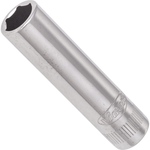 [V2537N] Ilga 6-briaunė galvutė 1/4" 8 mm (V2537N, VIGOR)