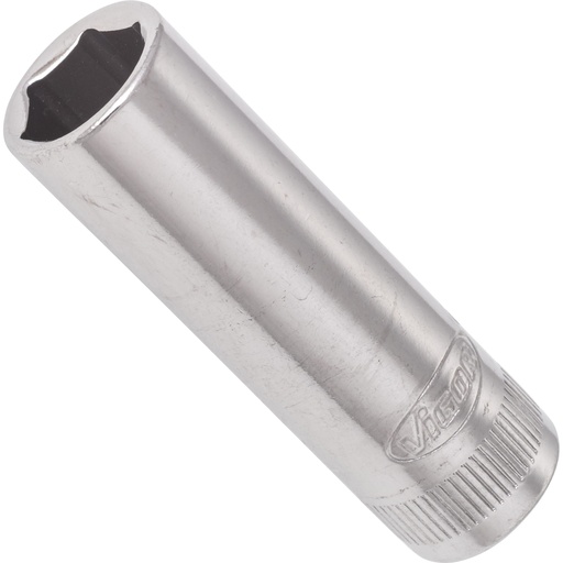 [V2539N] Ilga 6-briaunė galvutė 1/4" 10 mm (V2539N, VIGOR)