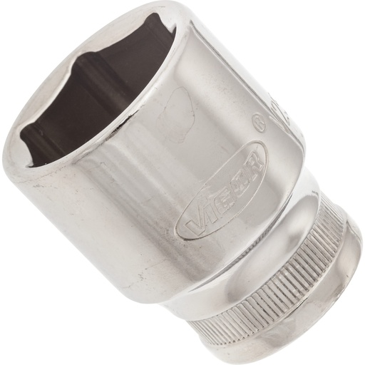 [V2569N] 6-point socket 1/2" 23 mm (V2569N, VIGOR)