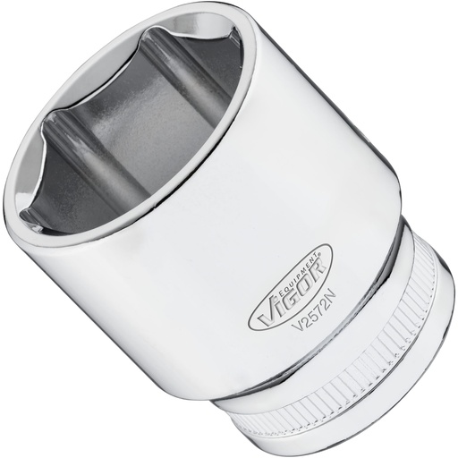 [V2572N] 6-point socket 1/2" 30 mm (V2572N, VIGOR)