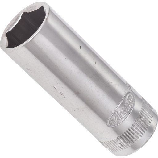 [V2701N] Long 6-point socket 1/4" 13 mm (V2701N, VIGOR)