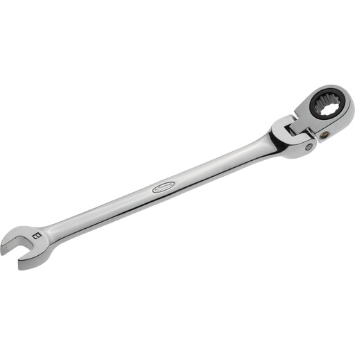 [V2804] Ratcheting combination wrench with swivel head, size 8 mm (V2804, VIGOR)