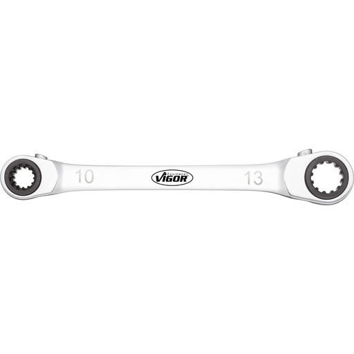 [V3607] Double ratcheting box-end wrench (V3607, VIGOR)